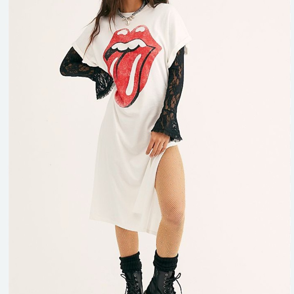 Daydreamer/Free people Rolling Stones 89’ maxi